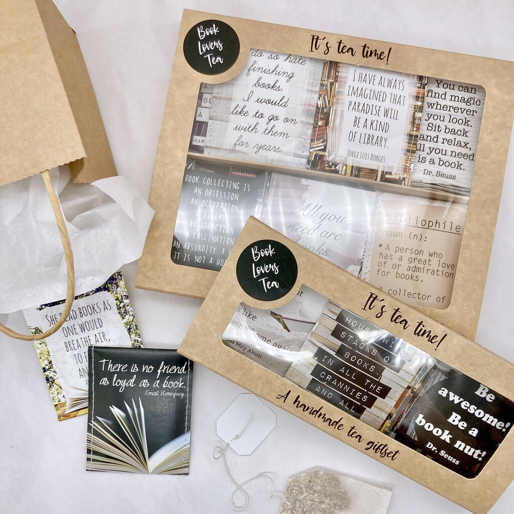 Book Lovers Gift: 'tea For Bookworms' By Victoria Mae Designs 