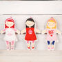 Set Of Two Girls Best Friends Bags With Dolls, thumbnail 3 of 4