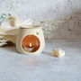 Handmade Porcelain Wax/Oil Burner With A Detachable Lid, thumbnail 11 of 12
