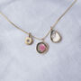 The Pebble 9ct Gold Charm Pendant With White Topaz, thumbnail 6 of 8
