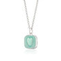 Turquoise Heart Locket Necklace, Silver Or Gold, thumbnail 8 of 11