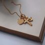 Faith, Hope And Charity Necklace In Silver Or Gold, thumbnail 6 of 7