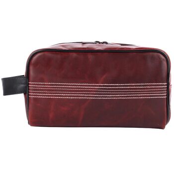 Buffalo Leather Cricket Wash Bag, 4 of 7