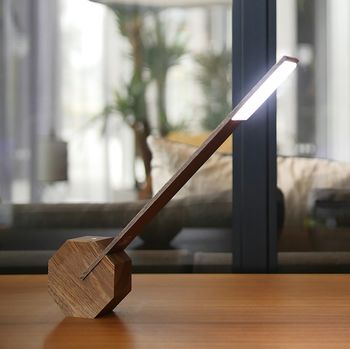 Rechargeable Wireless Octagon One Desk Lamp, 9 of 12