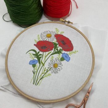 Wild Flowers Embroidery Kit, 11 of 12