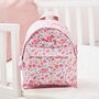 Personalised Pink Ditsy Print Classic Mini Backpack, thumbnail 1 of 4