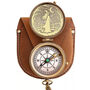 Personalised Halloween Compass With Leather Case Or Wooden Box, thumbnail 1 of 9