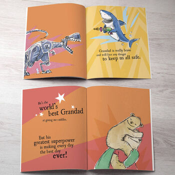 Personalised Super Grandad Book, 8 of 10