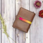 Pride Brown Leather Trifold Wallet Purse Rfid, thumbnail 2 of 6