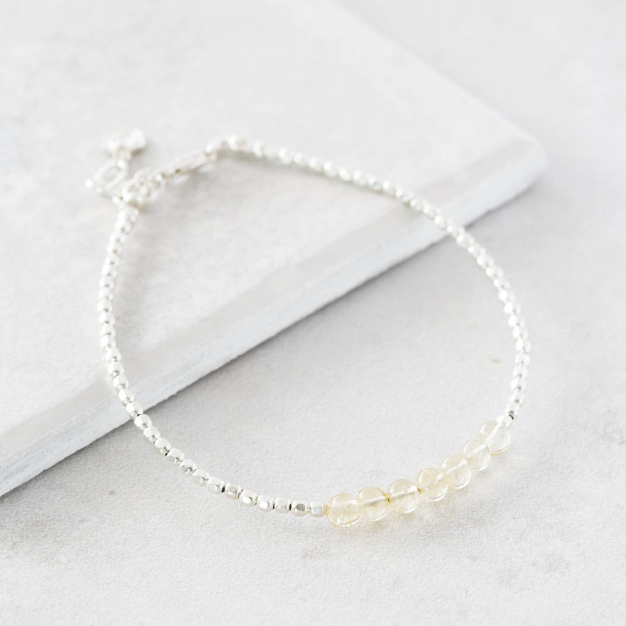 november birthstone bracelet by under the rose