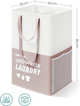 Set Of One/Two Large Laundry Basket Double Handles, 12 of 12
