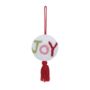 Personalised Joy Hook Christmas Bauble, thumbnail 2 of 3