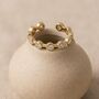 Minimalist Bezel Ring Gold, thumbnail 2 of 8