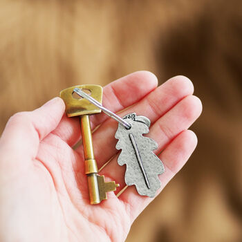 'From Little Acorns Mighty Oaks Grow' Keyring, 2 of 3