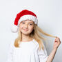 Children's Santa Hat Easy Knitting Kit, thumbnail 7 of 11