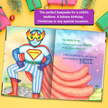 Personalised Daddy Hero Book 'My Daddy Is A… Superhero', 7 of 10