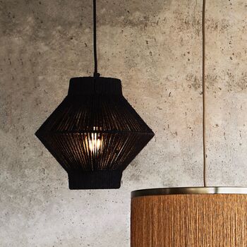 Rattan And Jute Pendant Shades, 2 of 2