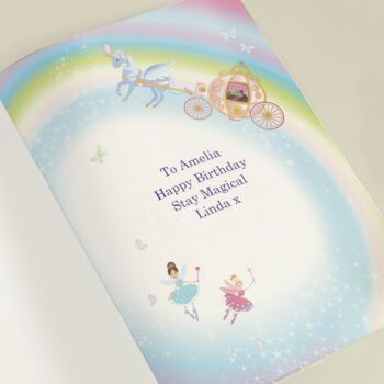 Personalised Princess And Unicorn Magical Story Book, 5 of 5