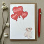 Shih Tsu Happy Valentine's Card, thumbnail 1 of 2