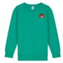 Childrens Organic Cotton Hedgehog Sweatshirt, thumbnail 3 of 11