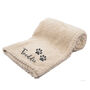 Personalised Embroidered Waffle Pet Dog Blanket, thumbnail 7 of 9