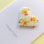 Personalised Happy Easter Origami Daffodil Heart Card, thumbnail 5 of 6