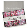 Box Of Three Hankies In Liberty Fabric Tickled Pink, thumbnail 1 of 4