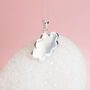Personalised Fluffy Cloud Necklace In Sterling Silver, thumbnail 2 of 6