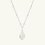 Freshwater Pearl Necklace Silver Or Gold Vermeil, thumbnail 3 of 6