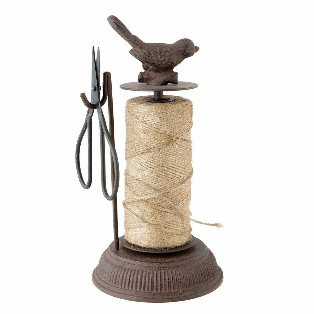 Vintage Cast Iron Easter Garden Twine Dispenser By Dibor