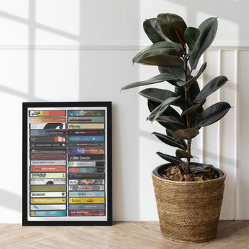 20th Birthday 2006 Music Print Personalised Gift, 6 of 8