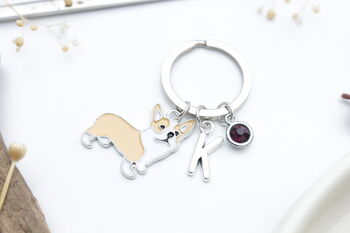 Corgi Personalised Keyring Dog Owner Gift, 5 of 10