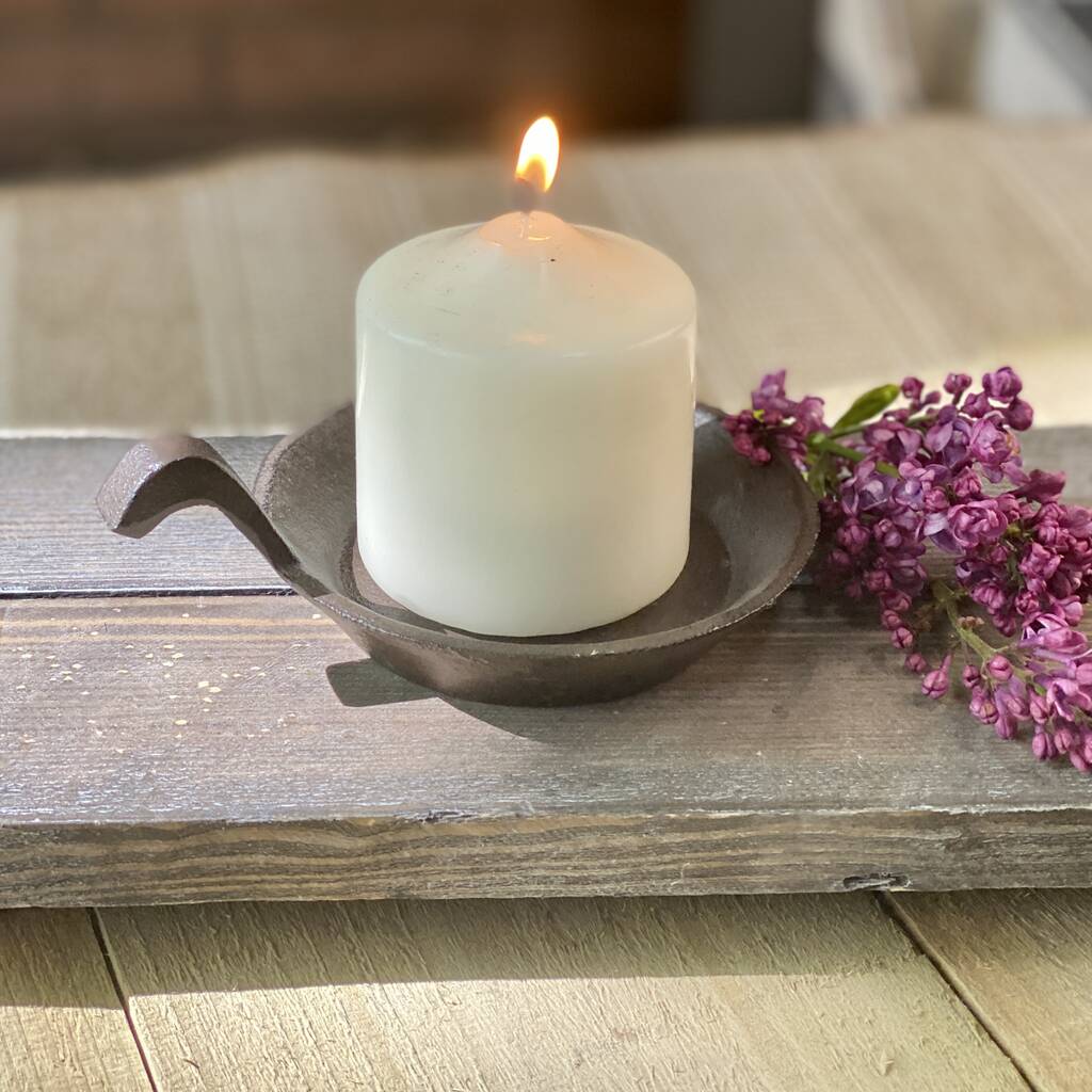 Cast Iron Candle Saucer By The Florist's Daughter