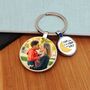 Personalised 'Moon And Back' Photo Keyring, thumbnail 2 of 4