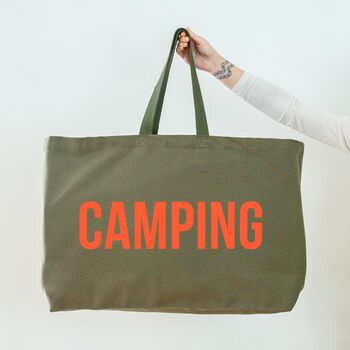 Really Big Camping Bag. Oversized Tote, 5 of 8