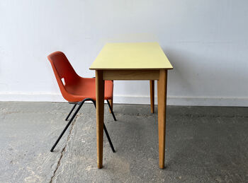 Mid Century Vintage Formica Kitchen Dining Table, 4 of 12