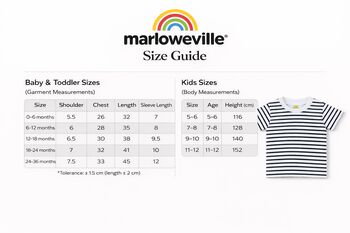 Classic Striped Sibling Matching T Shirts Brother/Sister, 2 of 3