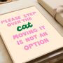 Step Over The Cat Art Print, thumbnail 3 of 4
