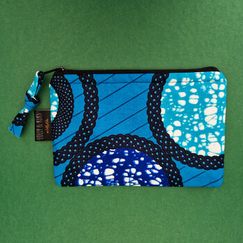 Small African Print Zip Pouch | Adedapo Print, 2 of 4