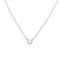 Solid Gold Or White Gold Floating Diamond Necklace, thumbnail 3 of 8