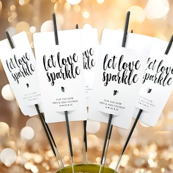 Wedding Sparkler Large Tags, Favour Tags, 2 of 11