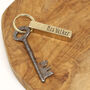 Thank You Teacher, Personalised Bronze Bar Keyring, thumbnail 1 of 8