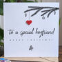 Boyfriend Personalised Christmas Card, thumbnail 3 of 4