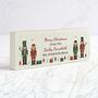 Personalised Christmas Nutcracker Wooden Mantel Decorat, thumbnail 3 of 5