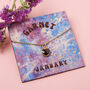 Gold Plated January Garnet Necklace Card, thumbnail 1 of 7