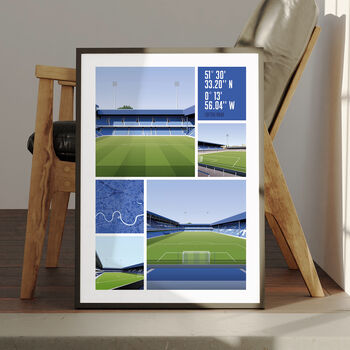 Qpr Views Of Loftus Road Poster, 3 of 7