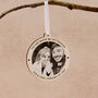 Personalised Engagement Photo Hanging Decoration, thumbnail 1 of 2