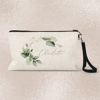 Personalised Eucalyptus Makeup And Accessory Bag, 4 of 4