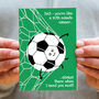 Cute Football Father's Day Card, thumbnail 1 of 3