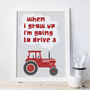 Personalised Tractor Print, thumbnail 3 of 10